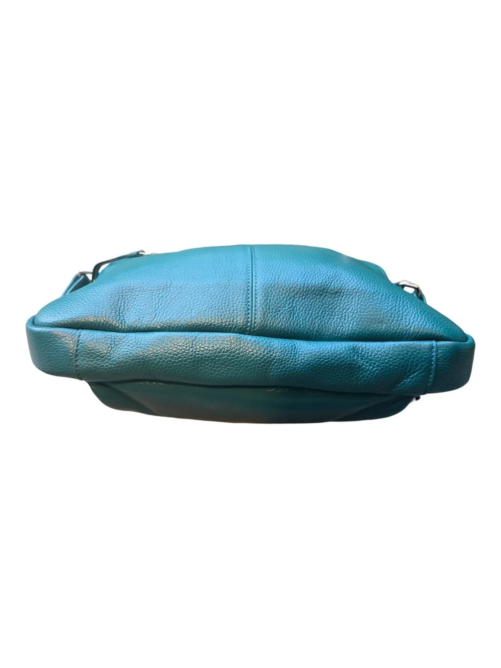 Teal Pebbled Leather Laptope/Work Bag - Picture 4 of 10